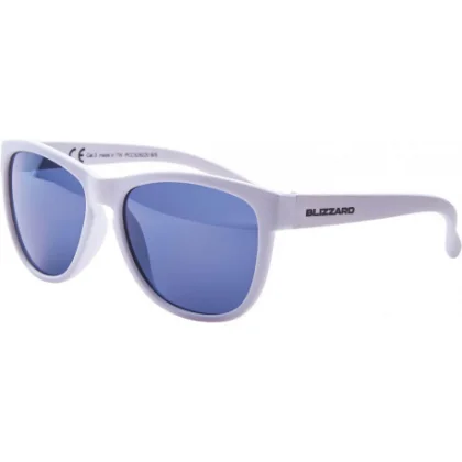 Dětské sluneční brýle BLIZZARD Sun glasses PCC529220, white matt, 55-13-118