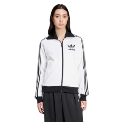 Dámska mikina so zipsom ADIDAS ORIGINALS CLASSIC TT-WHITE
