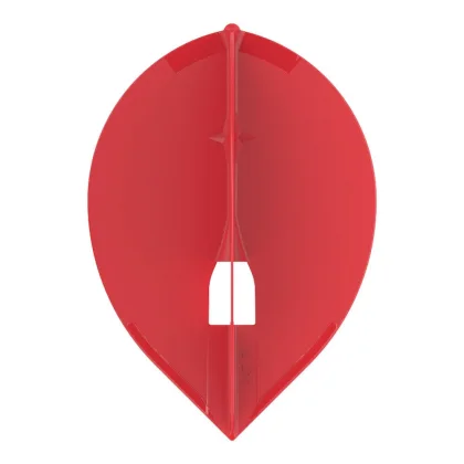 Letky na šípky L-Style Pro L2 Teardrop, červené