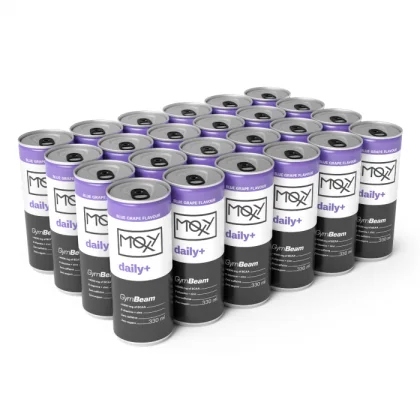 GymBeam MOXY daily+ 330 ml modré hrozno