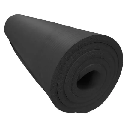 Kubisport Gymnastická NBR podložka 183x60x1,2 cm, ČERNÁ