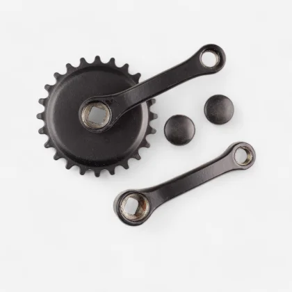 BTWIN Jednoprevodník 24 zubov s kľukami 100 mm bez