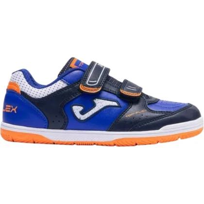 Chlapčenské futbalové kopačky halové JOMA Top Flex 2603 Jr IC navy blue orange