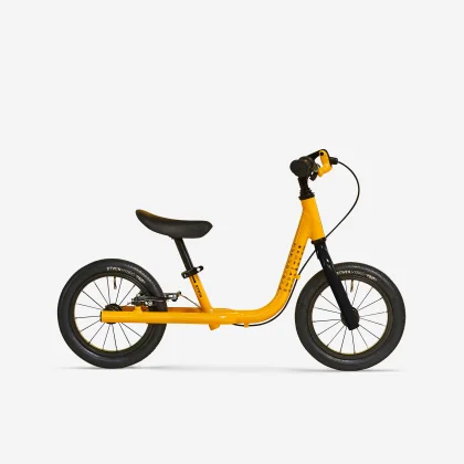 BTWIN Detské odrážadlo Run Ride 900 12-palcové hliníkové žlté 12"
