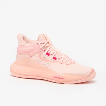 TARMAK BASKETBALOVÁ VYSOKÁ OBUV SE 500 HIGH UNISEX RUŽOVÁ 47