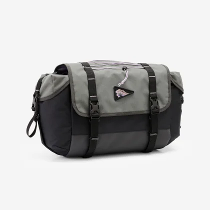 ROCKRIDER Taška na riadidlá na bikepacking ADVT 500 10 l čierna bez
