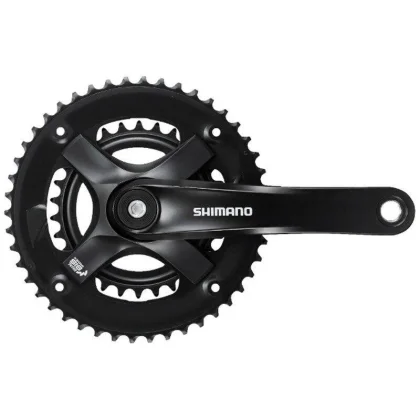 Shimano kliky Tourney FC-TX501-L 175mm 46-30 zubů, černé bez krytu