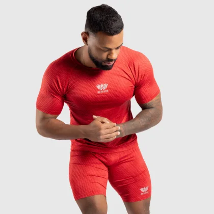 Funkčné tričko Iron Aesthetics Evolution, červené