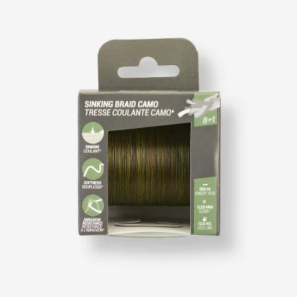 CAPERLAN Potápavá spletaná šnúra na lov kaprov 0,25 mm/500 m 20/100