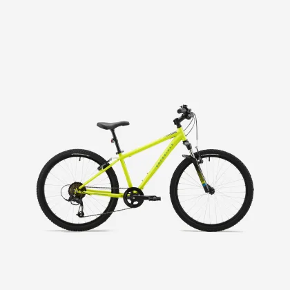 ROCKRIDER Detský horský bicykel EXPL 500 24" žltý 24"