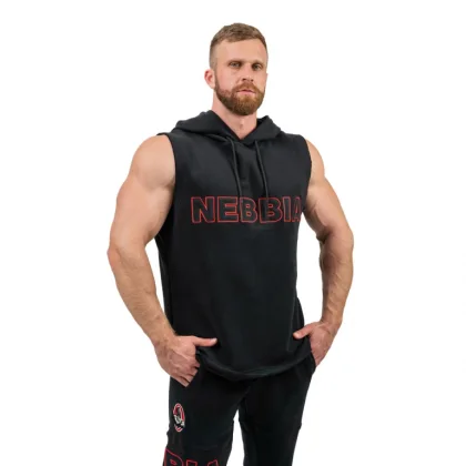 Mikina bez rukávov Iron Beast 710 Black - Nebbia