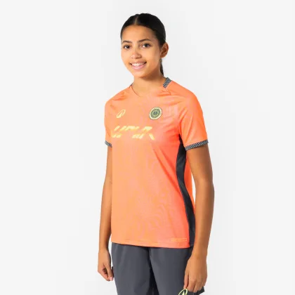KIPSTA Dámsky futbalový dres Viralto II oranžový 2XS