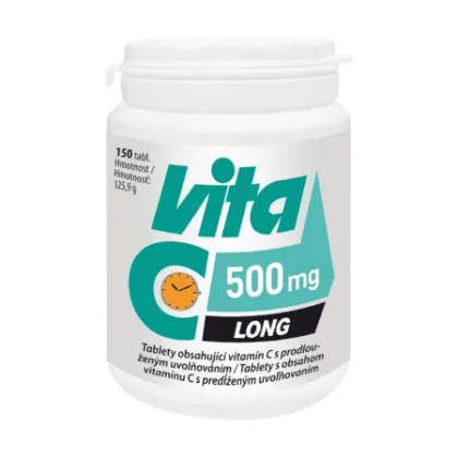 VITABALANS Vita C long 500 mg 150 tabliet