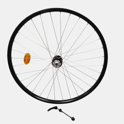 ROCKRIDER Predné koleso na trekingový bicykel 28" 2-stenný ráfik kotúč. brzda 25C QR bez