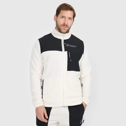Pánsky polar so stojačikom regular - béžový