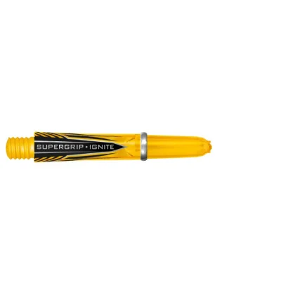 Násadky na šípky Harrows Supergrip Ignite žlté, krátke 33mm