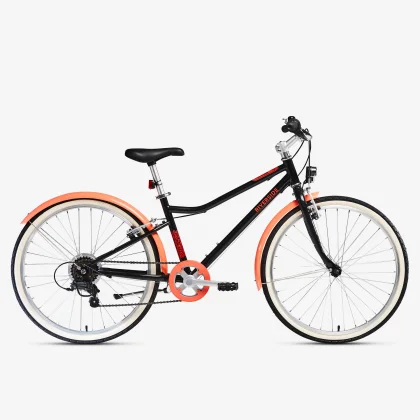 BTWIN Detský trekingový bicykel 500 24" 9 – 12 rokov 24"