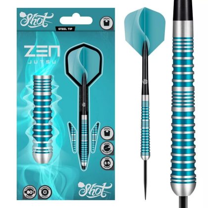 Darts szett steel Shot Zen Jutsu 2.0 24g, 80%