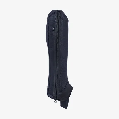 FOUGANZA Detské jazdecké minichapsy Mesh 100 tmavomodré 14 r (38 cm)