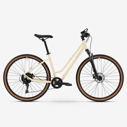 ROCKRIDER Trekingový bicykel ACTV 500 nízky rám žltý L