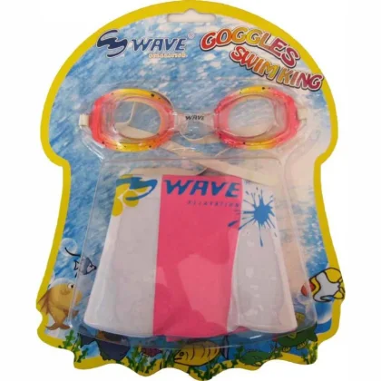Wave Sada dětské plavecké brýle + nafukovací kruh Wave