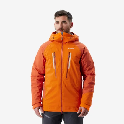 SIMOND Pánska nepremokavá horolezecká bunda Alpinism Light oranžová XL