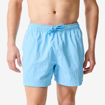 DECATHLON Pánske boardové šortky 100 Froissé krátke 15" modré 2XL