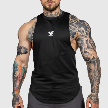 Tréningové tielko Iron Aesthetics Gym Tank, čierne