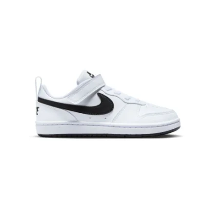 Detská rekreačná obuv NIKE Court Borough Low Recraft K black white black