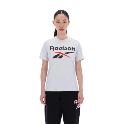 REEBOK Reebok dámske bavlnené tričko sivé S