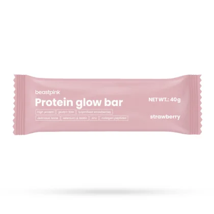 BeastPink Proteínová tyčinka GlowBar jahoda