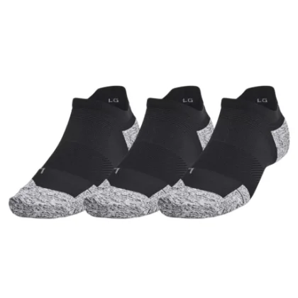 Bežecké ponožky UNDER ARMOUR 3 PACK-UA Velociti Run Cush NS-BLK