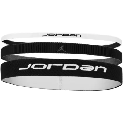 Čelenka NIKE JORDAN MW HEADBANDS 3PK BK WH BK
