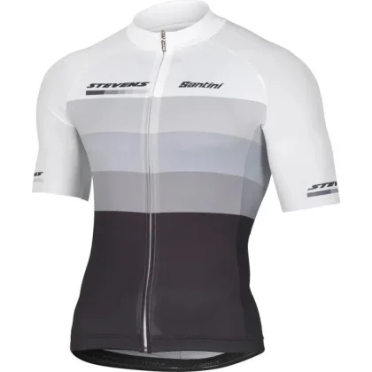Stevens Aero Equipe Bílo/černý Krátký Rukáv dres