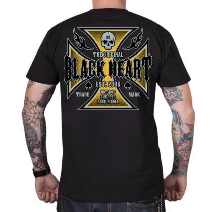 BLACK HEART Ruthless čierna - 4XL