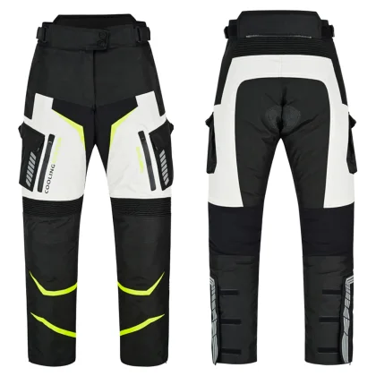 Dámske moto nohavice W-TEC Warao Lady Farba čierna-fluo,