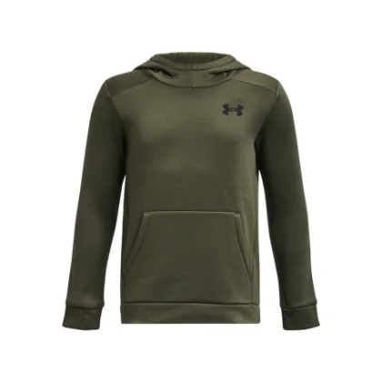Chlapecká zateplená mikina s kapucí UNDER ARMOUR UA Armour Fleece Graphic HD-GRN