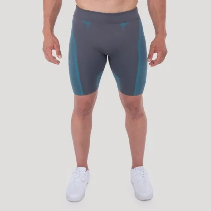 GymBeam Bezšvové šortky OG1 Black/Grey XXL
