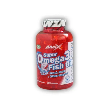 Amix Super Omega 3 Fish Oil 1000mg 180 kapslí