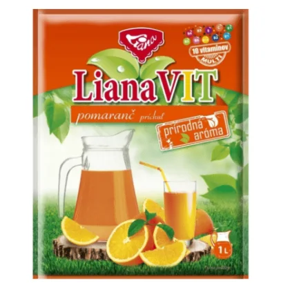 LIANA Vit pomaranč prášok na prípravu nápoja s vitamínmi 75 g