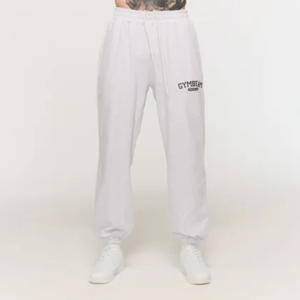 GymBeam Tepláky Varsity Grey XXL
