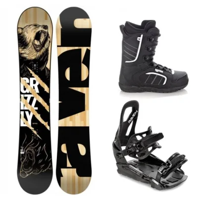 Raven Grizzly snowboard + Raven S230 Black vázání + Raven Target obuv