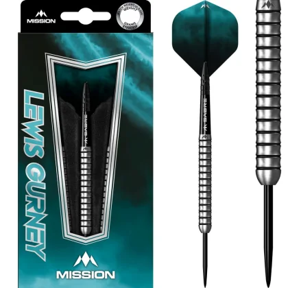 Sada steel šípok Mission Lewis Gurney 22g, 95% wolfram