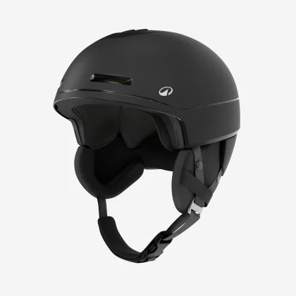QUECHUA Lyžiarska all mountain prilba VISOR + AM900 MIPS čierna M (55-59 cm)