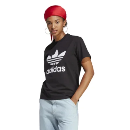 Dámské tričko s krátkým rukávem ADIDAS ORIGINALS TREFOIL TEE-BLACK