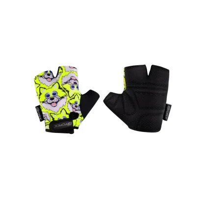 Force Rukavice WOLFIE KID fluo