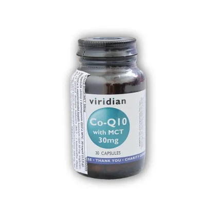 Viridian Co-enzym Q10 with MCT 30mg 30 kapslí