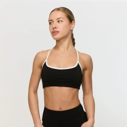 Спортен сутиен Varsity Black - GymBeam