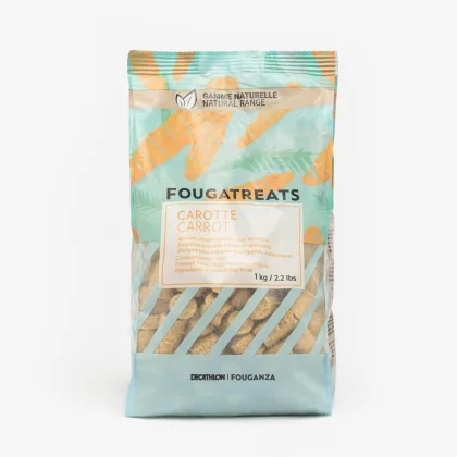 FOUGANZA Prírodné maškrty Fougatreats pre kone a poníky – mrkva 1 kg 1kg