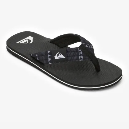 QUIKSILVER QUIKSILVER Molokai Layback pánske žabky čierne 42